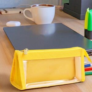 GFHFHITJ Plastic Pencil Box Large Capacity Pencil Boxes Clear Boxes with Snap-Tight Lid Stackable Design And Stylish Office Supplies Storage Organizer Box - Image 15