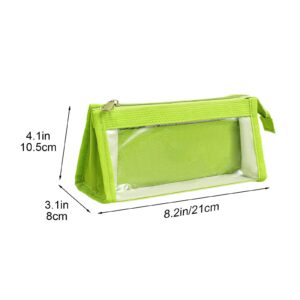 GFHFHITJ Plastic Pencil Box Large Capacity Pencil Boxes Clear Boxes with Snap-Tight Lid Stackable Design And Stylish Office Supplies Storage Organizer Box - Image 18