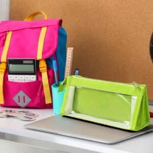 GFHFHITJ Plastic Pencil Box Large Capacity Pencil Boxes Clear Boxes with Snap-Tight Lid Stackable Design And Stylish Office Supplies Storage Organizer Box - Image 23