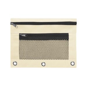 JLFNYA School Supplies Under $1! 3 Ring Pencil Pouch Clearance! Clear Pencil Pouch with Mesh Zipper,Multi-Color Clear Pencil Case,Cosmetic Bag Cute Pencil Case - Image 159