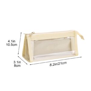GFHFHITJ Plastic Pencil Box Large Capacity Pencil Boxes Clear Boxes with Snap-Tight Lid Stackable Design And Stylish Office Supplies Storage Organizer Box - Image 40