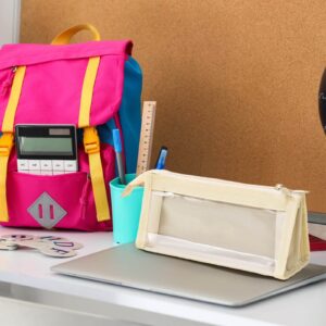 GFHFHITJ Plastic Pencil Box Large Capacity Pencil Boxes Clear Boxes with Snap-Tight Lid Stackable Design And Stylish Office Supplies Storage Organizer Box - Image 42