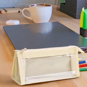 GFHFHITJ Plastic Pencil Box Large Capacity Pencil Boxes Clear Boxes with Snap-Tight Lid Stackable Design And Stylish Office Supplies Storage Organizer Box - Image 43