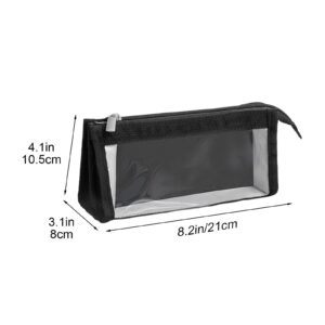 GFHFHITJ Plastic Pencil Box Large Capacity Pencil Boxes Clear Boxes with Snap-Tight Lid Stackable Design And Stylish Office Supplies Storage Organizer Box - Image 73