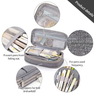 Hajmiiikey Canvas Pencil Cases,Dark Blue - Image 10