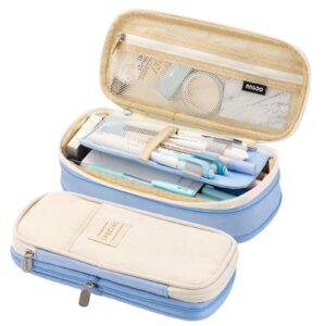 Hajmiiikey Canvas Pencil Cases,Dark Blue - Image 11