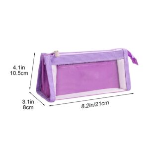 GFHFHITJ Plastic Pencil Box Large Capacity Pencil Boxes Clear Boxes with Snap-Tight Lid Stackable Design And Stylish Office Supplies Storage Organizer Box - Image 79