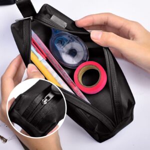 GFHFHITJ Plastic Pencil Box Large Capacity Pencil Boxes Clear Boxes with Snap-Tight Lid Stackable Design And Stylish Office Supplies Storage Organizer Box - Image 86