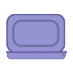 Justice Metallic Rainbow Tie-Dye Zipper Pencil Case - Image 4