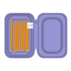 Justice Metallic Rainbow Tie-Dye Zipper Pencil Case - Image 7