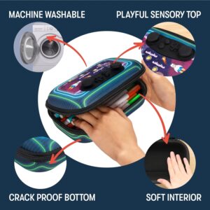 ZIPIT Gamer Pencil Case for Kids, Colorful Joystick Pencil Box for Boys - Image 3