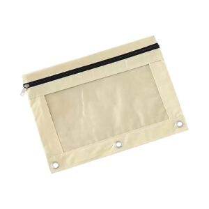 Sovlvnd Oxford Cloth Pencil Cases, Beige - Image 2