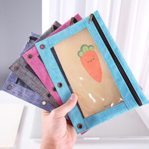 Sovlvnd Oxford Cloth Pencil Cases, Beige - Image 37