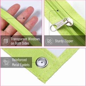 Mr. Pen- Pencil Pouch, 2 Pack, Pencil Pouches, Pencil Pouch for 3 Ring Binder Pencil Pouch, Pencil Cases, Flat Pencil Case for Binder Pouch - Image 9