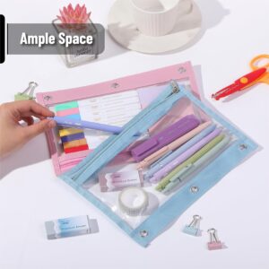 Mr. Pen- Pencil Pouch, 2 Pack, Pencil Pouches, Pencil Pouch for 3 Ring Binder Pencil Pouch, Pencil Cases, Flat Pencil Case for Binder Pouch - Image 10