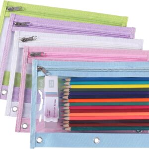 Mr. Pen- Pencil Pouch, 2 Pack, Pencil Pouches, Pencil Pouch for 3 Ring Binder Pencil Pouch, Pencil Cases, Flat Pencil Case for Binder Pouch - Image 11