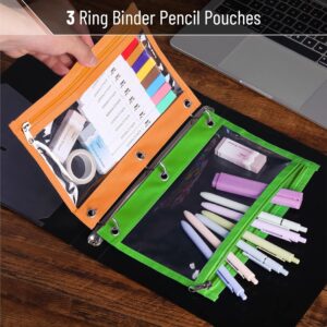 Mr. Pen- Pencil Pouch, 2 Pack, Pencil Pouches, Pencil Pouch for 3 Ring Binder Pencil Pouch, Pencil Cases, Flat Pencil Case for Binder Pouch - Image 15