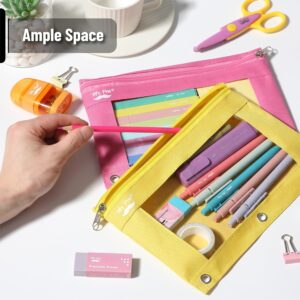 Mr. Pen- Pencil Pouch, 2 Pack, Pencil Pouches, Pencil Pouch for 3 Ring Binder Pencil Pouch, Pencil Cases, Flat Pencil Case for Binder Pouch - Image 22