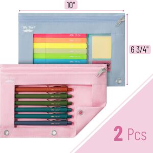 Mr. Pen- Pencil Pouch, 2 Pack, Pencil Pouches, Pencil Pouch for 3 Ring Binder Pencil Pouch, Pencil Cases, Flat Pencil Case for Binder Pouch - Image 25