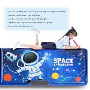 Ristpal Pop up Multi Function Pencil Case l(6-12), Cute Cartoon Pencil Box with Sharpener, Schedule, Whiteboard(Purple) - Image 18