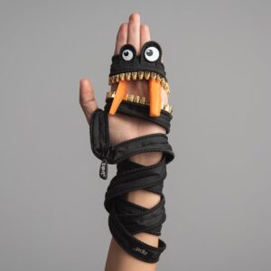 ZIPIT Grillz Pencil Case | Black Pencil Pouch for College and Office - Image 7