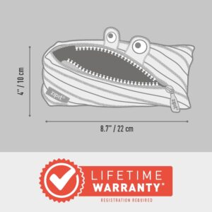 ZIPIT Grillz Pencil Case | Black Pencil Pouch for College and Office - Image 9