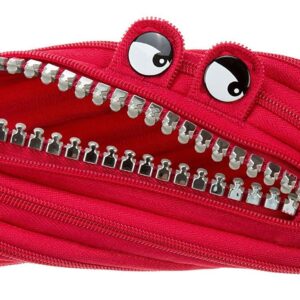 ZIPIT Grillz Pencil Case | Black Pencil Pouch for College and Office - Image 10