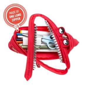 ZIPIT Grillz Pencil Case | Black Pencil Pouch for College and Office - Image 11