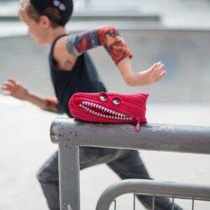 ZIPIT Grillz Pencil Case | Black Pencil Pouch for College and Office - Image 14