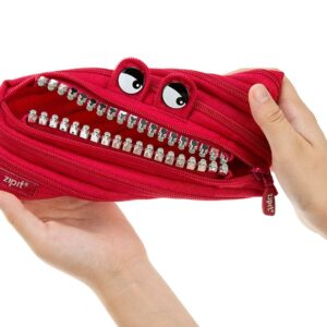 ZIPIT Grillz Pencil Case | Black Pencil Pouch for College and Office - Image 15