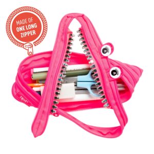 ZIPIT Grillz Pencil Case | Black Pencil Pouch for College and Office - Image 17