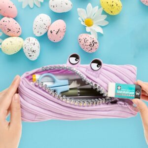 ZIPIT Grillz Pencil Case | Black Pencil Pouch for College and Office - Image 27