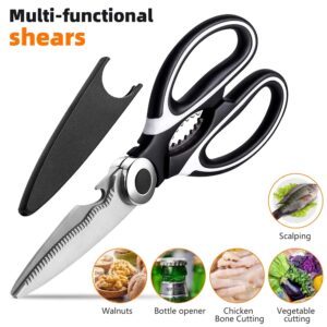 Kitchen Scissors Super Sharp High Quality Modern Multi Purpose Meat Bone Nuts - Image 1