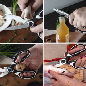 Kitchen Scissors Super Sharp High Quality Modern Multi Purpose Meat Bone Nuts - Image 3