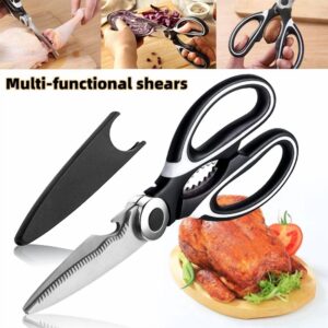 Kitchen Shears Heavy Duty Scissors Meat Fish Chicken Bone Stainless Steel Tool - Image 1
