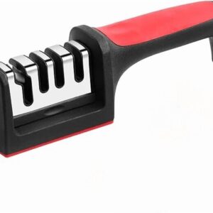 4 In1 Knife Sharpener 4-Stage Knife Sharpener For Ceramic &Steel Knives Scissors