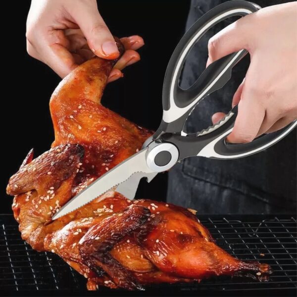 8″ Kitchen Scissors Poultry Shears All Purpose Heavy Duty- Sharp Stainless Steel