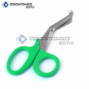 Odm Emt Utility Scissors Shears 5.5" Green Colored - Image 2