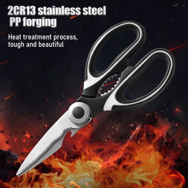 Kitchen Scissors Heavy Duty Stainless Steel Sharp Shears Household Multi Purpose