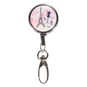 Bohin Eiffel Tower Retractable Scissors Holder Snap Hook