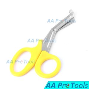 Yellow Utility Scissors 5.5″ Multi-Purpose Diy Ems Emt Universal Shears Tools