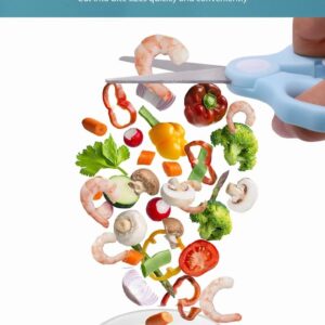 Baby Food Scissors Portable Supplementary Food Scissors Kitchen Food Scissors