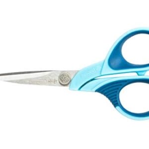 Mundial SuperEdge Stainless Steel Pointed Embroidery Scissors, 4-1/4", Blue - Image 3