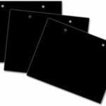 9401 Flip Folder Replacement Windows – 10 Pack Clear Plastic Sheets for Marching Band Music Flip Folders – Compatible with9400 – Durable, Easy-to-Insert Music Holder Pages