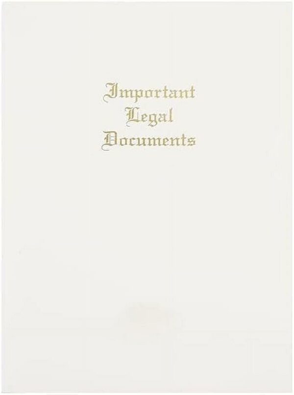 Important Legal Documents Folders