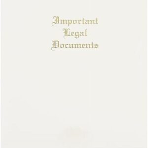 Important Legal Documents Folders