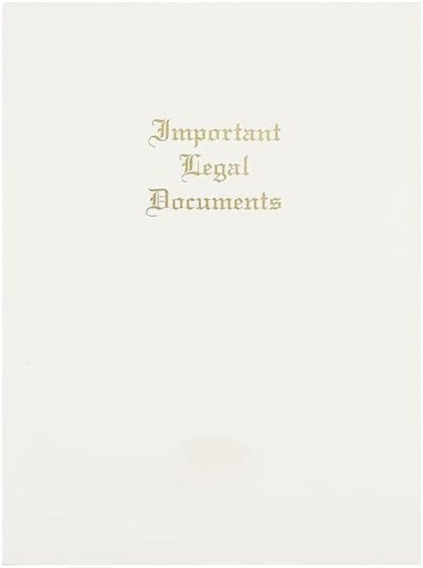 Important Legal Documents Folders