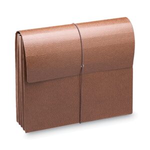 Smead Classic Expanding Wallets, 3.5&quot Expansion, 1 Section, Letter Size, Redrope (71353)