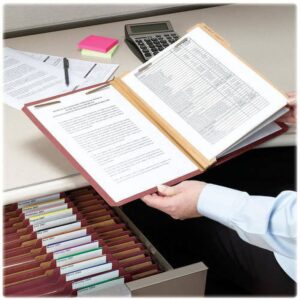 Smead SafeSHIELD® Classification Folder 2 Div Red 10/BX Letter (14075) - Image 7