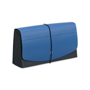 Handy File w/ Pockets for Checks 21 Sections, 1/2-Cut Tab, Blue/Black - Image 5